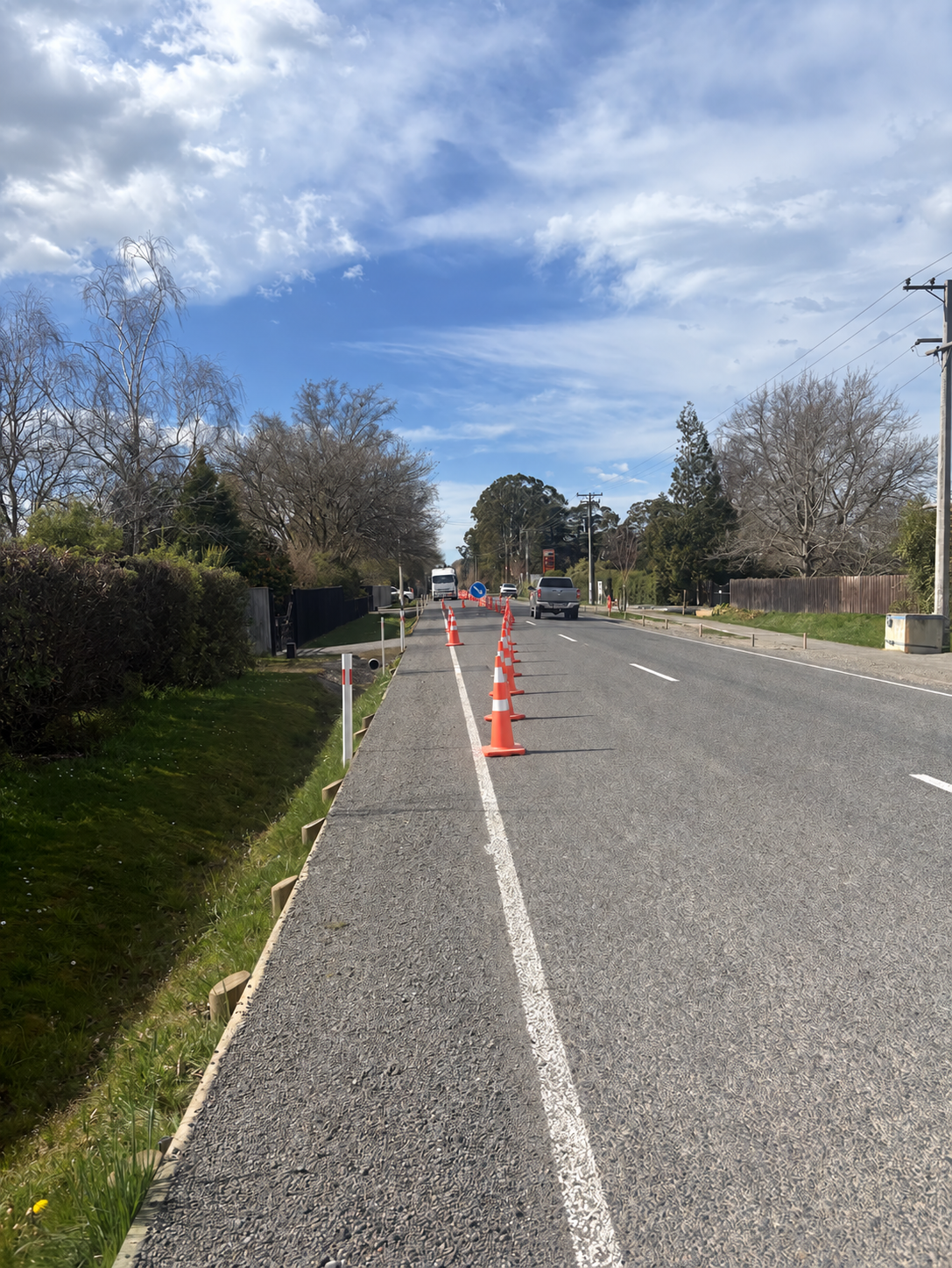 Traffic management worksite
